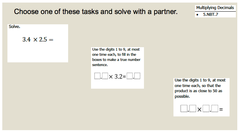 Differentiating: Using parallel tasks in your math lesson – Making ...